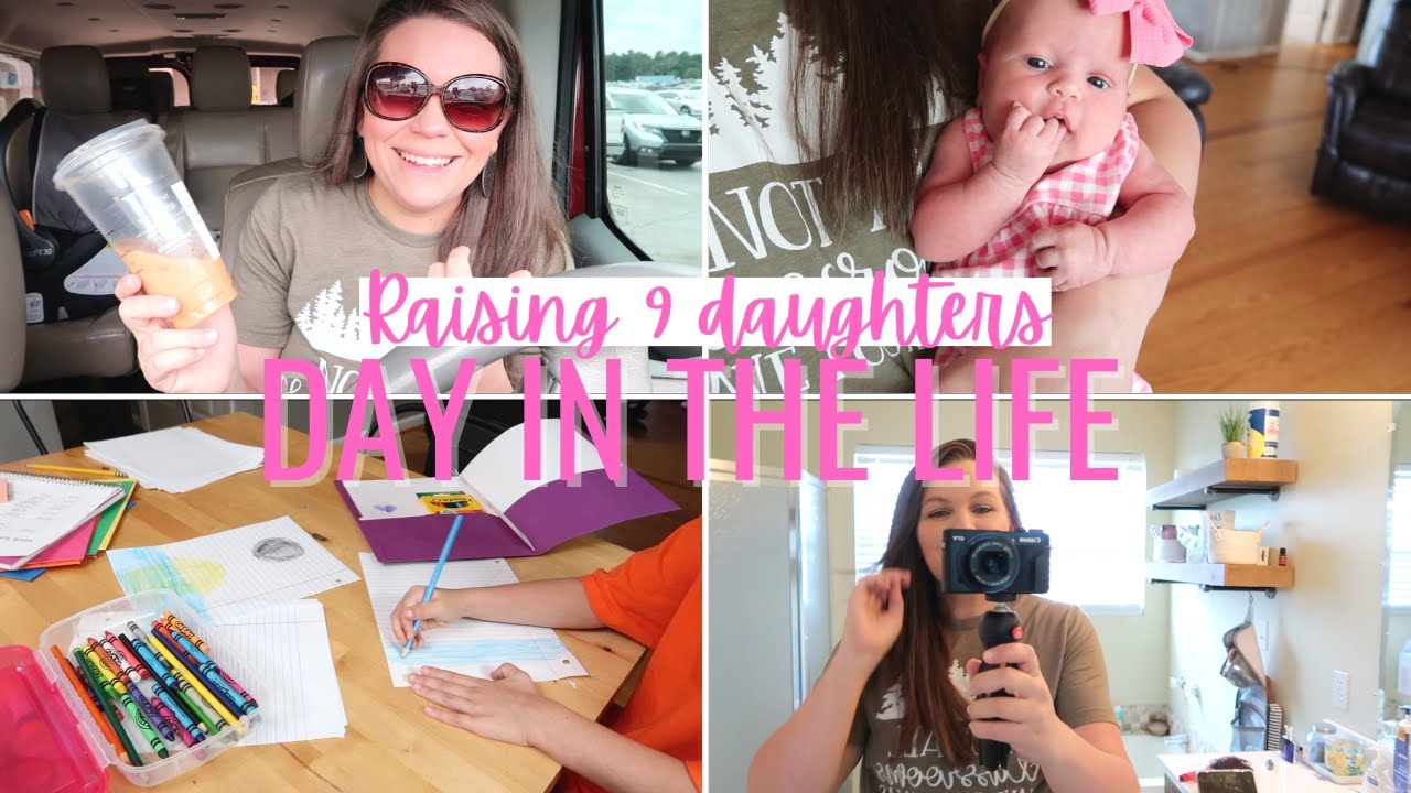 DAY IN THE LIFE OF A LARGE FAMILY MOM || POSTPARTUM WEIGHT LOSS TIPS ...