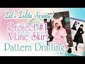 Let's Lolita Sewing #1 -  A-Line Skirt - Drafting