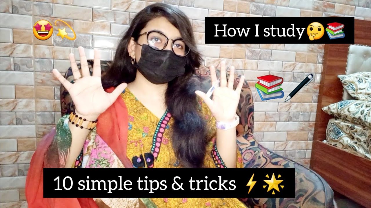 How I study?📚🖊 10 basic tips & tricks of study for every student💫🙌 # ...