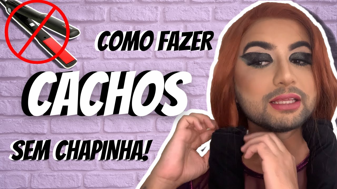 COMO FAZER CACHOS SEM CHAPINHA E BABYLISS | Modele sua Lace Sintética com Água Quente  - Akame Drag