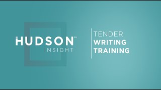Tender Writing Training