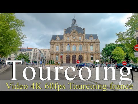 Tourcoing | France | 4K | walking |  City of Tourcoing | Virtual tours