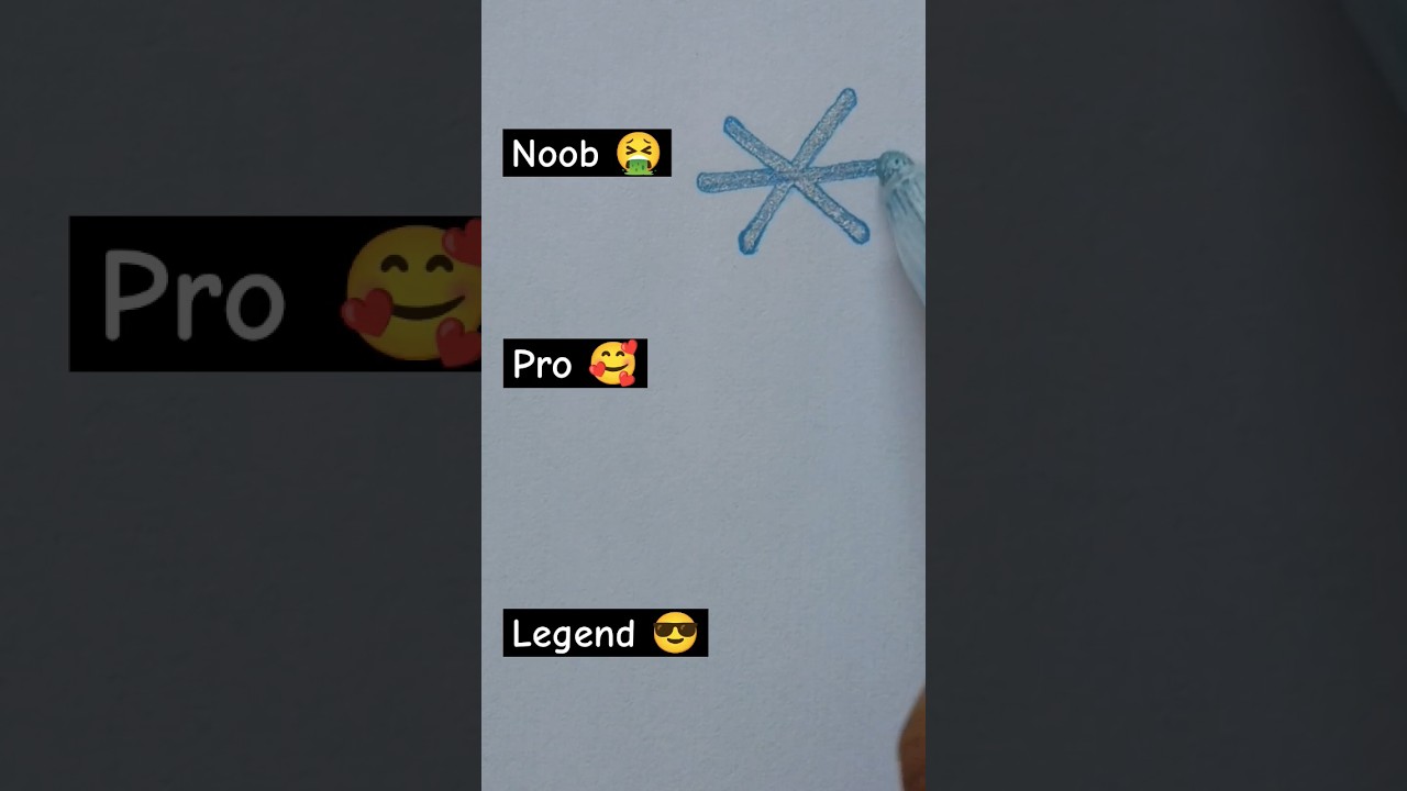 Noob 🤮 To Legend 😎 ||Snowflakes Drawing|| Steller Dendrites art by Lavi ||