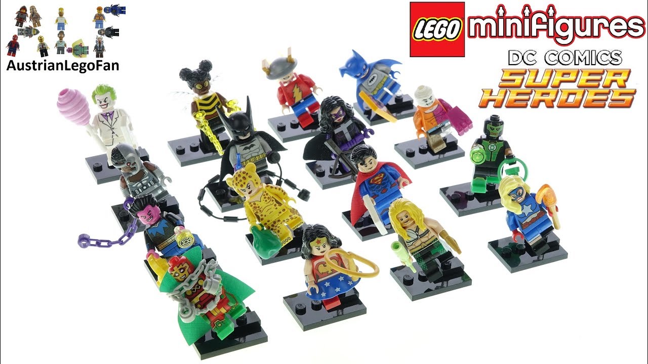 Download LEGO 71026 DC Super Heroes Minifigures All 16 Figures Speed Build