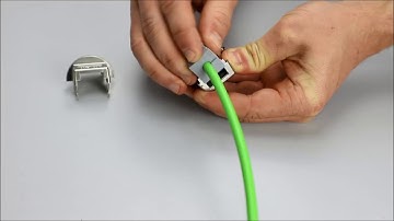 Prensaestopas partido EMC para cables con conector. EMC-KVT-DS. Vídeo de montaje.