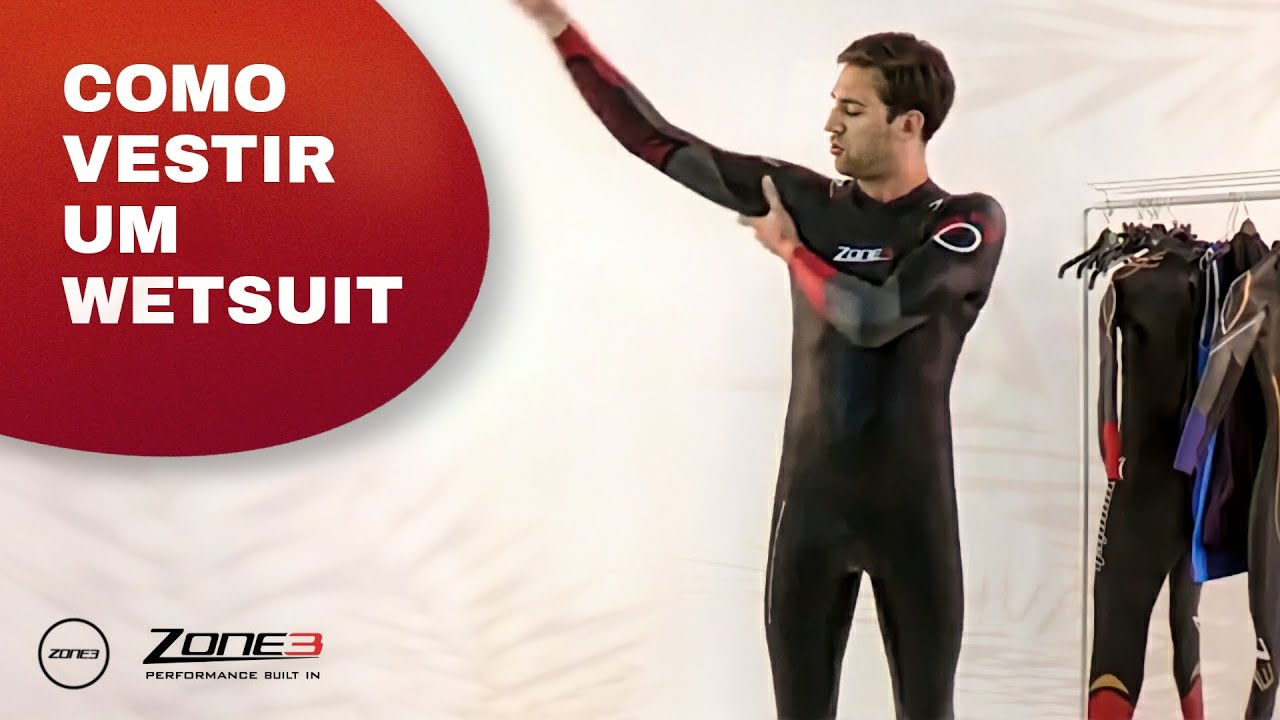 Roupa de Neoprene para Natação e Triatlo Zone3 Azure Masculina