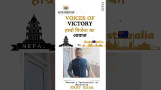 Nepal to Australia | KAPS Success #eliteexpertise #kaps #kapsexam