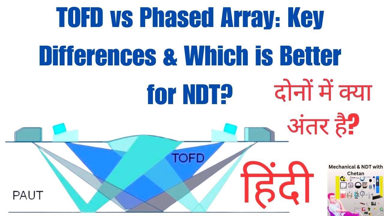 TOFD vs Phased Array UT अंतर और NDT में कौन बेहतर?