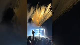 Odesza’s last show ended with a fire! Good news: everyone’s out with no injuries #odesza #gorge #edm