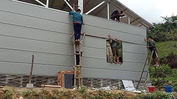 Nhà lắp ghép tấm panel. siêu nhanh chỉ 25 ngày