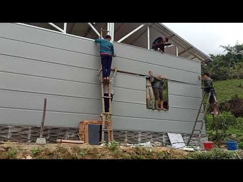 Video Nhà lắp ghép tấm panel. siêu nhanh chỉ 25 ngày - youtube