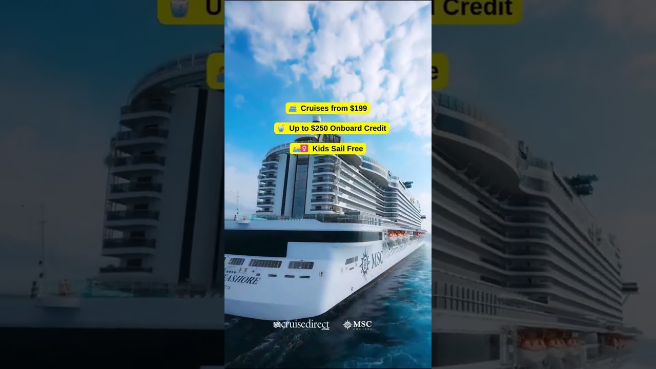 Last Chance 2025 MSC Cruise Deal | Book 2026 Sailings Now