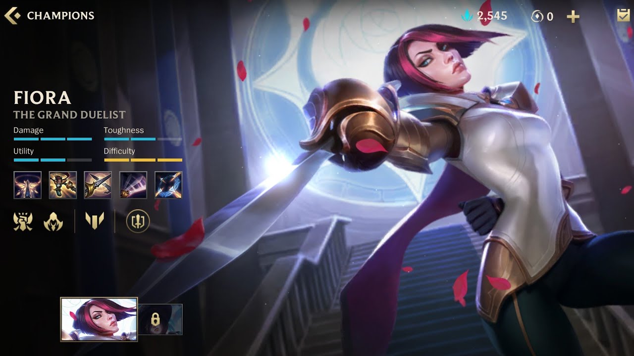 Wild Rift Closed Beta Fiora (Duelist) Gameplay YouTube