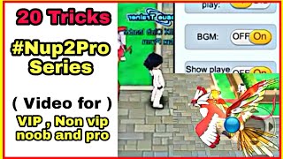 😈 Top 20 Tricks | 👉🏻 (VIP, NonVIP, Noob, PRO )👈🏻 #Nup2Pro | Monster honor fight | Pss Gamer King 👑