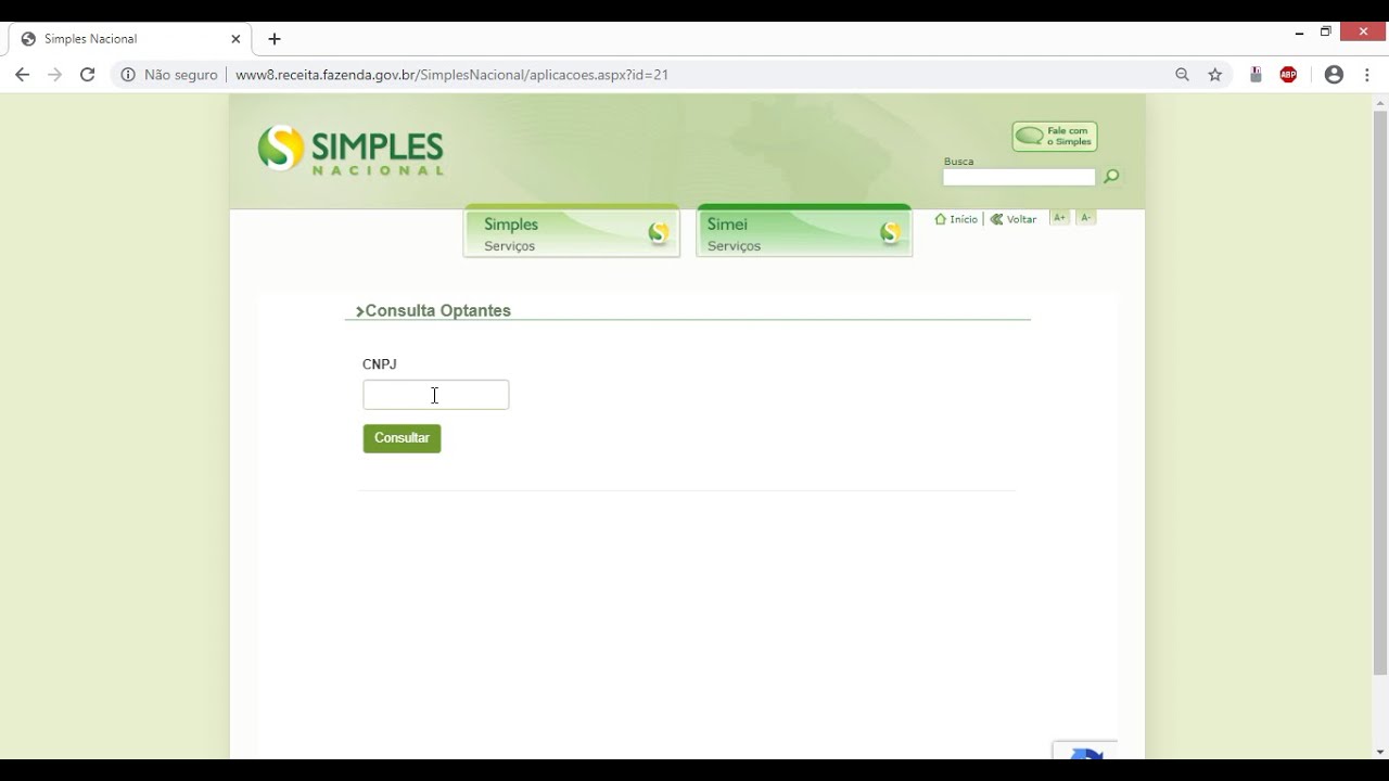 Consulta optantes simples nacional atualizado 16 youtube