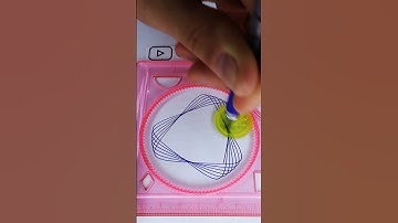 How many rotations did the pen make in total? 🤔 #2024 #shorts #spirograph #ruler #viral