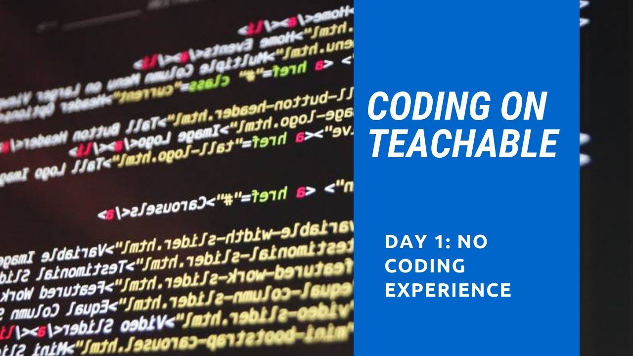 Coding a Website on Teachable | No Coding Experience - YouTube
