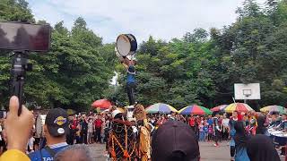 Bikin Melongo!! Atraksi Drum Band SMA Taruna Angkasa Madiun