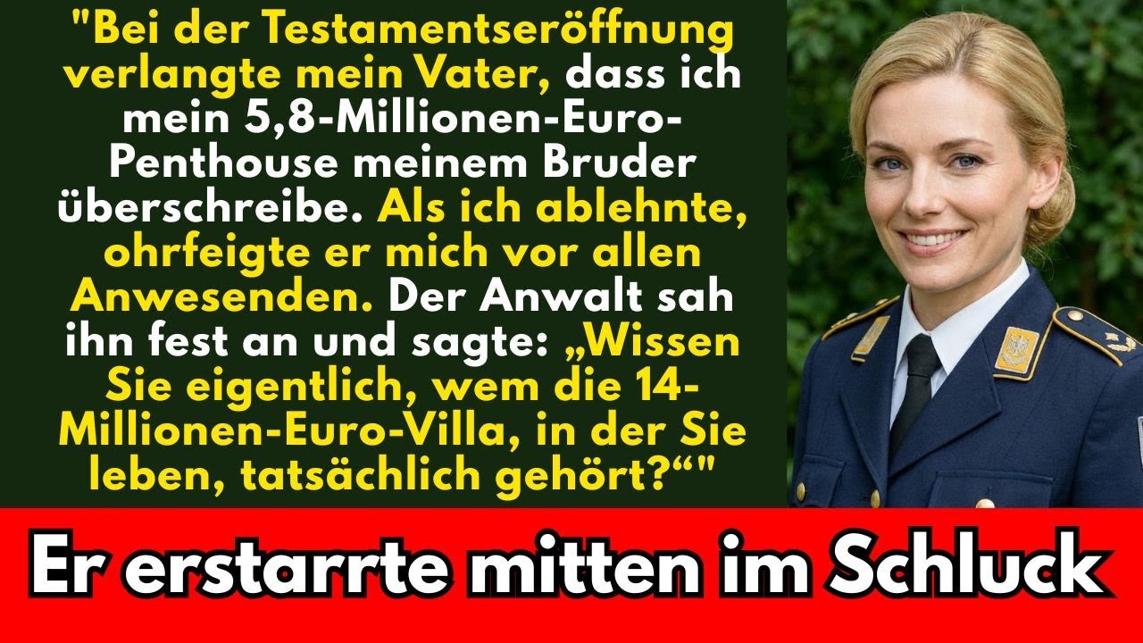 Beim Vorlesen des Testaments wollte mein Vater mir das Erbe nehmen—der Anwalt sagte: „Keine Ahnung.“