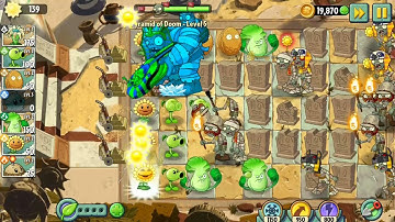 Plants Vs Zombies 2 | Pyramid of Doom - Level 5 | Gameplay