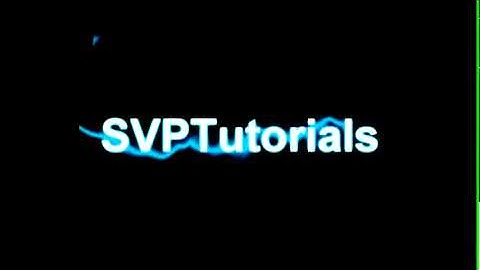 Lightning Text in Sony Vegas 11