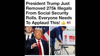 President Trump is once again putting American citizens first by removing 275,000 illegal immigrants
