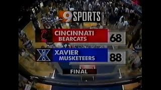 1997-98 Crosstown Shootout: #7 Xavier vs Cincinnati (NCAA Men's Basketball Full Game 12/13/97)