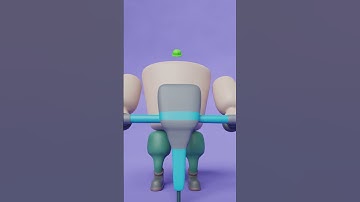 Blender character loop - Day08 #shorts