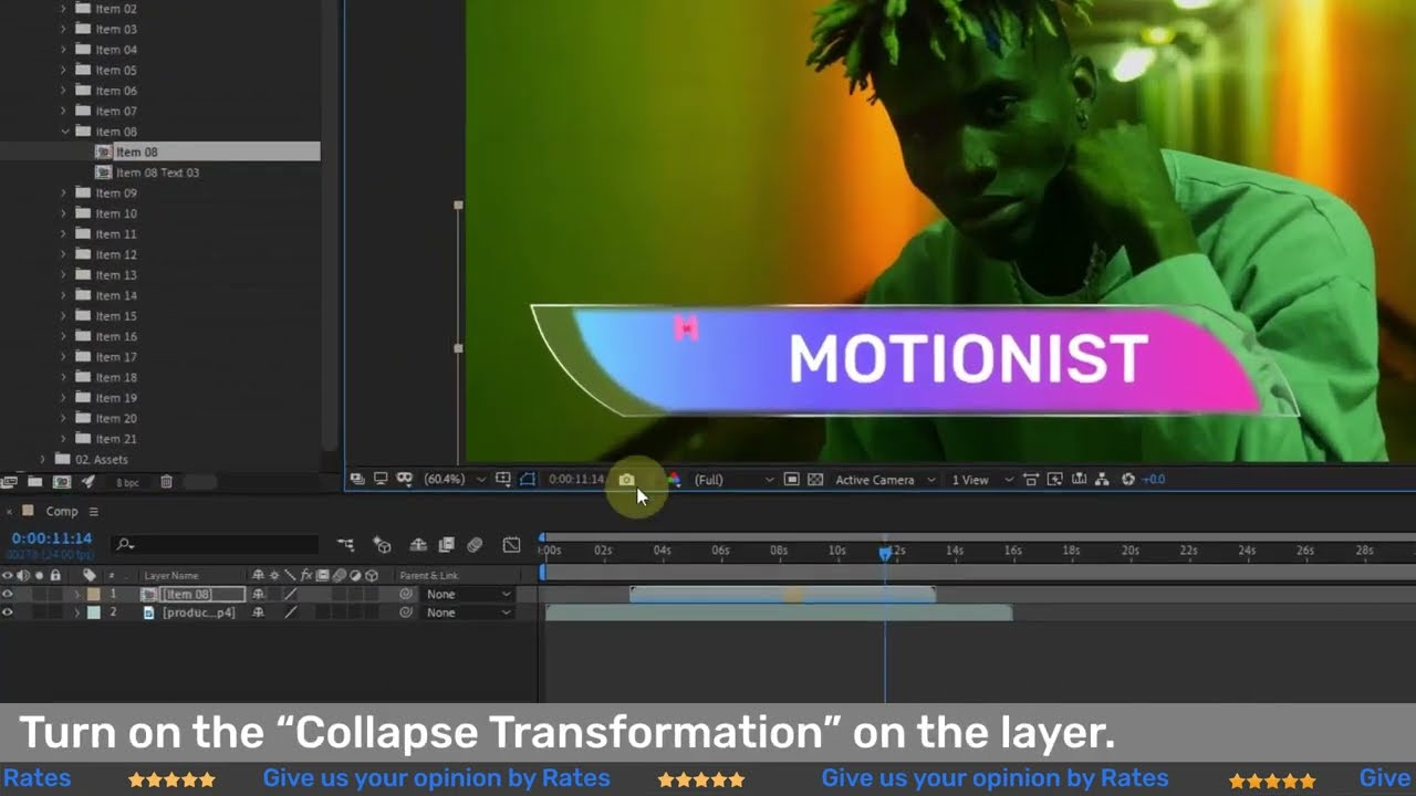 Lower Third Frosted Glass After Effects Tutorial