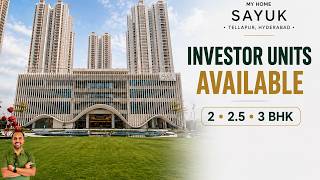 My Home Sayuk Investor Units for Sale | 2, 2.5 & 3 BHK | Tellapur Hyderabad #tellapur 