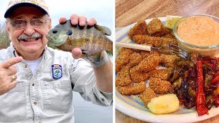 Bagging Barbecue Bluegill Bites (and catfight highlights)