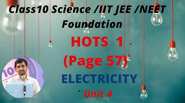 TN Class 10 Science | Electricity Numerical problems HOTS  1