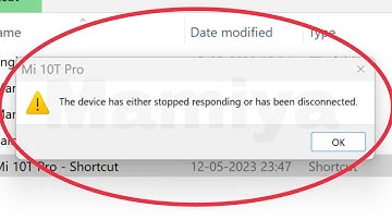 Pc Fix The device has either stopped responding or has been disconnected. Problem Windows 11,10,8,7