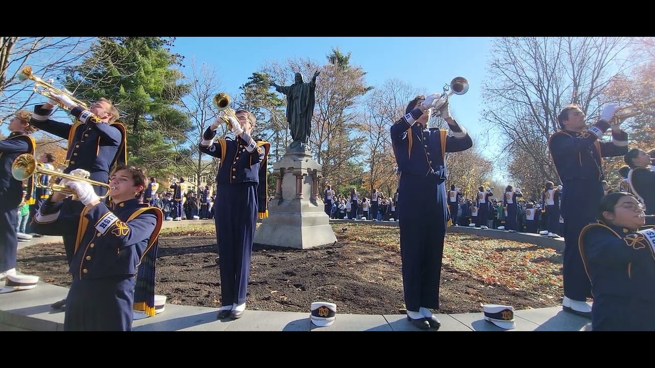 Notre Dame Trumpets at the Dome Senior Week Wake Forest 2023