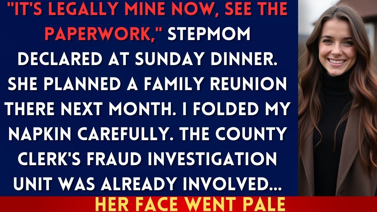 Stepmom Transferred My Mountain Cabin Into Her Name—Until The County Recorder Flagged The Forgery...