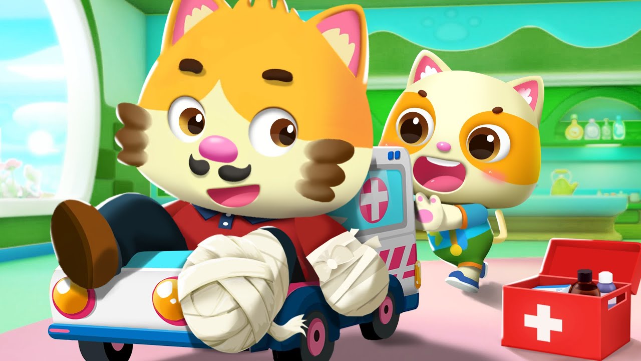 お掃除しよう | 子供の歌メドレー | 子どもの歌 | 童謡 | ネコネコファミリー | MeowMi Family Show