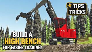 Build A High Bench Position For Easier Loading Logging Tips Tricks