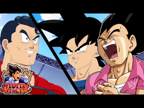Vegeta Reacts To Goku vs Superman RAP BATTLE!