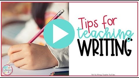 Writing tips and tricks