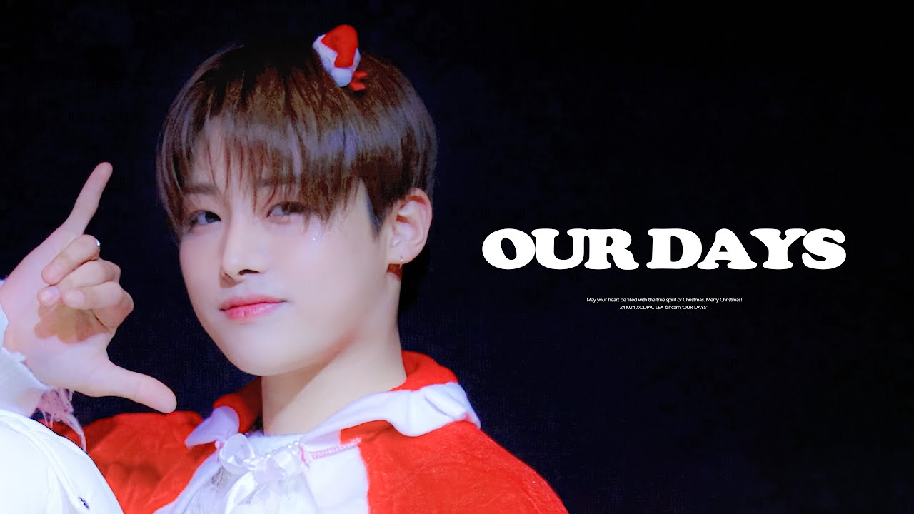 [4K] 241224 XODIAC LEX fancam 'OUR DAYS' 소디엑 렉스 직캠 @ MUSICART FANSIGN