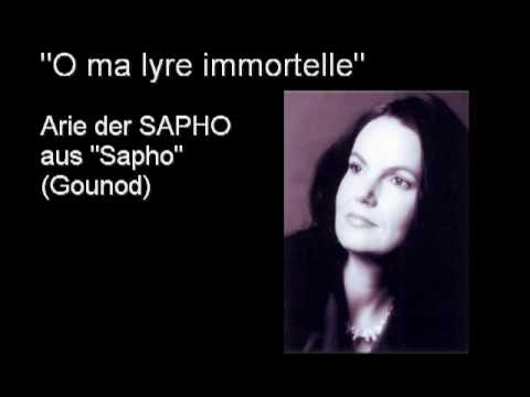 Marion Seidel singt "O ma lyre immortelle"