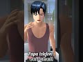 ≡;- ꒰ °papa telefon...꒱ #sakuraschoolsimulator #short