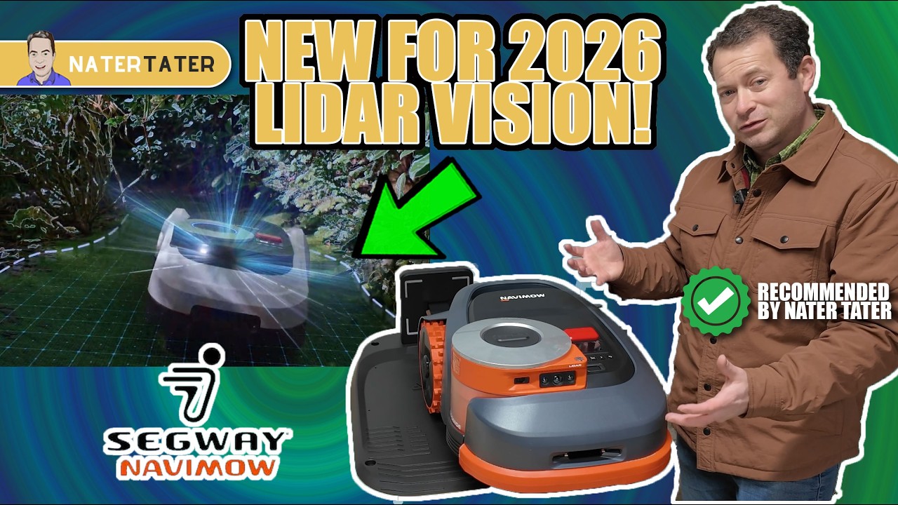 ✅Роботизированные газонокосилки 2026 года! - Будущее уже здесь - Распаковка Segway Navimow i215 L...