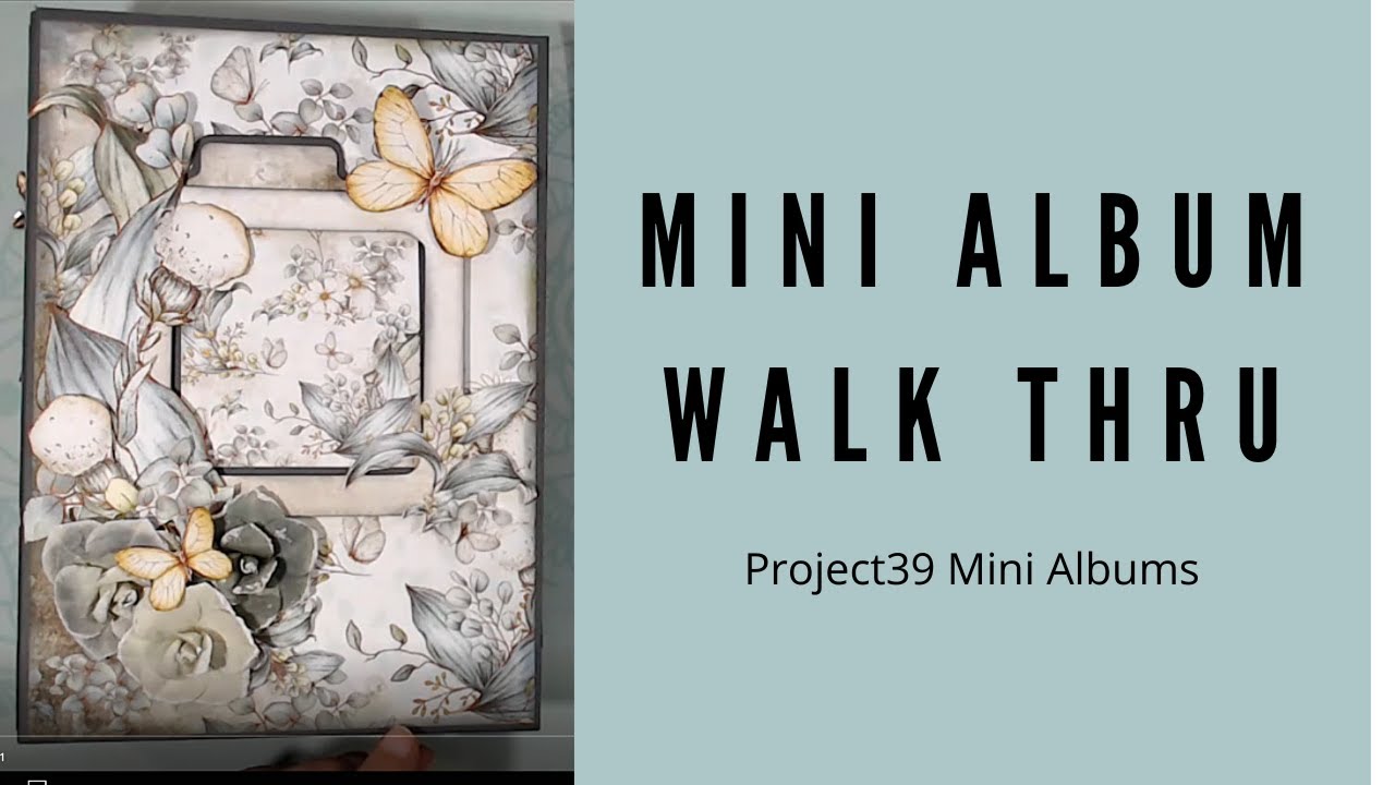 Country Bunny Mini Album Walk Thru: Country Craft Creations Design Team Project 8 1/2 X 6 Mini Album