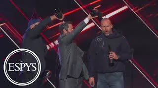 Bill Murray, Nick Offerman And David Ross Celebrate Cubs Win For Best Moment | The ESPYS | ESPN