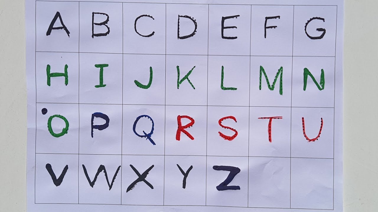  atoz abc alphabet toddler learning video atoz34 youtube