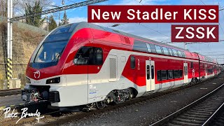 TRIP REPORT | Stadler KISS | ZSSK | Trenčín to Bratislava | New Slovak Doubledecker train