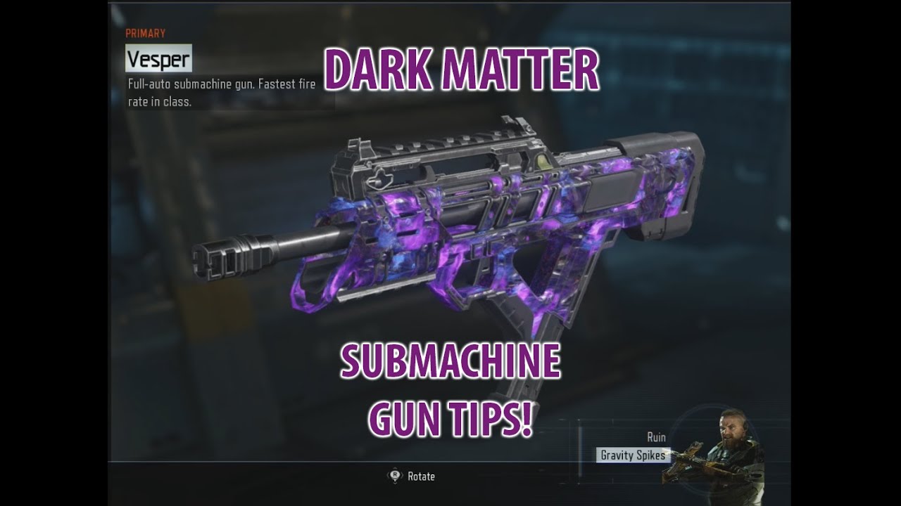 COD BLOPS 3 - Dark Matter Camo Tips (Submachine Guns) - YouTube