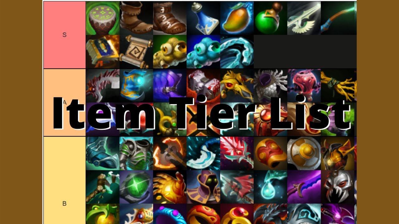 Dota 2 Item Tier List for 7.27c Ranking All the Purchasable Items