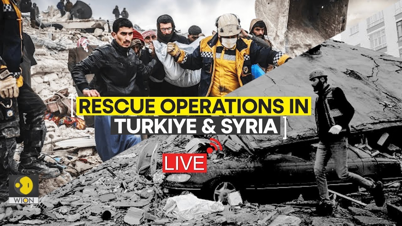 Earthquake Aftermath in Turkey & Syria live UN urges immediate ceasefire in Syria WION Live